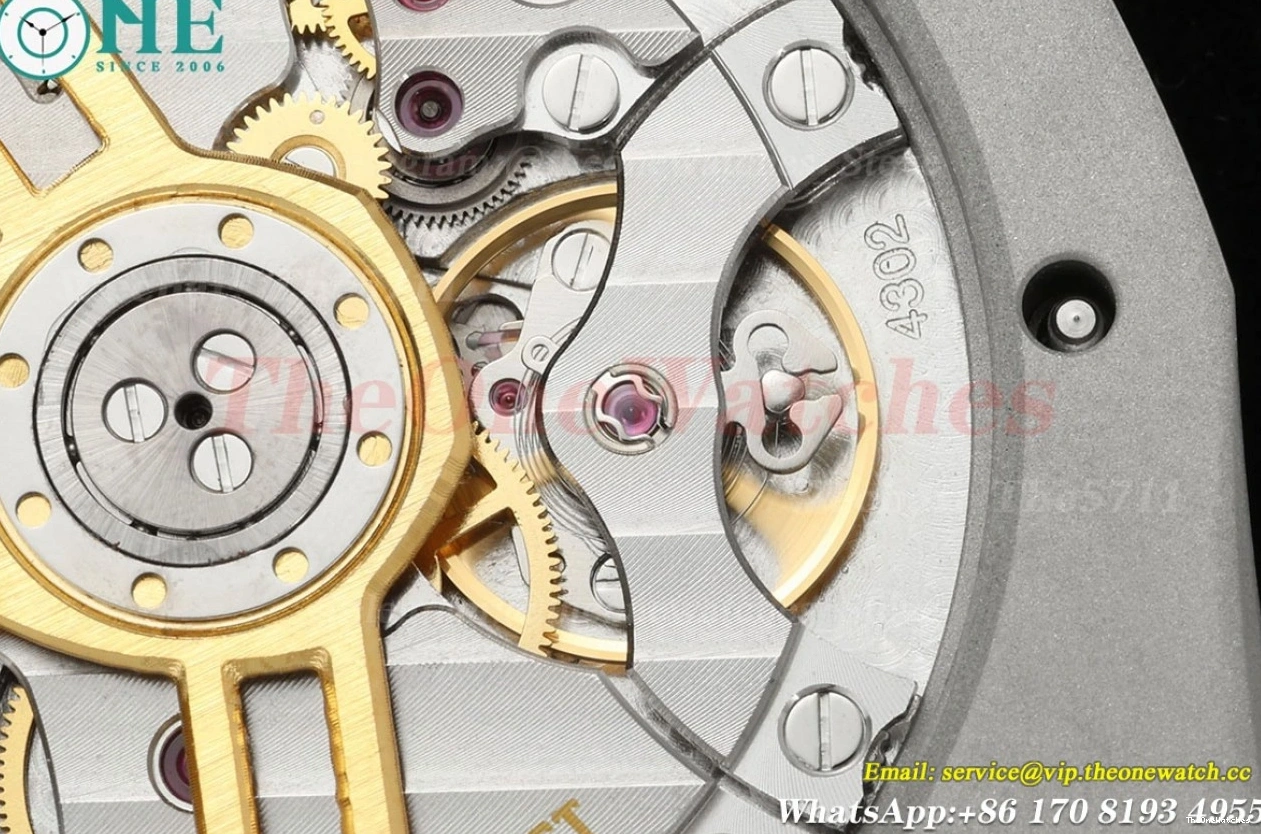 Super A4302 SS TKF Clone Dial 41mm 15500 Grey Oak SS Royal 0522